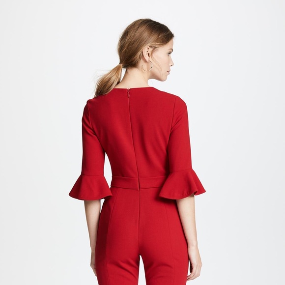 Black Halo Red Brooklyn Jumpsuit - Picture 5 of 7
